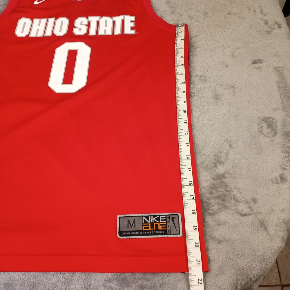 Nike Men's Ohio State Scarlet Basketball Jersey Size Medium - Picture 6 of 16